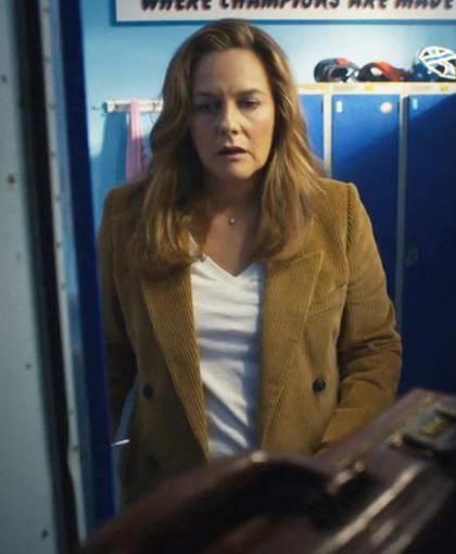 Fiona Sharpe Irish Blood Alicia Silverstone Brown Corduroy Blazer Fiona Sharpe Irish Blood Alicia Silverstone Brown Corduroy Blazer