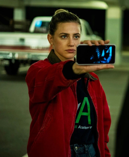 Daisy Moriarty Movie American Sweatshop Lili Reinhart Red Jacket Daisy Moriarty Movie American Sweatshop Lili Reinhart Red Jacket