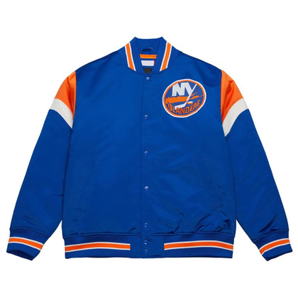 New York Islanders Satin Heavyweight Royal Blue Jacket