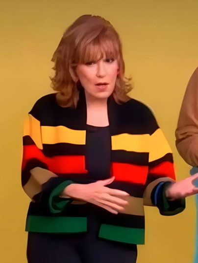 Joy Behar The View Striped Jacket