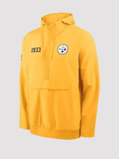 Pittsburgh Steelers Sideline Yellow Hooded Jacket