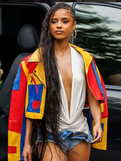 Tyla Berlin Leather Jacket
