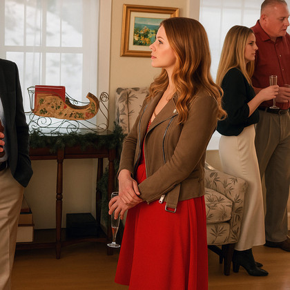 A Cherry Pie Christmas Emma Parker Brown Jacket