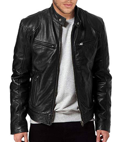 Avengers Endgame Captain America Black Leather Jacket
