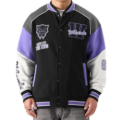 Black Panther Varsity Jacket Black Panther Varsity Jacket