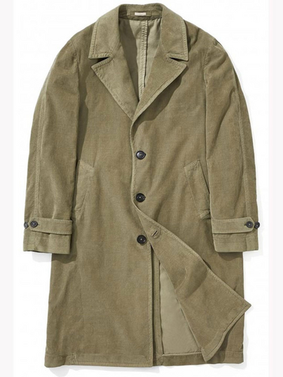 James Bond Green Duster Cotton Coat