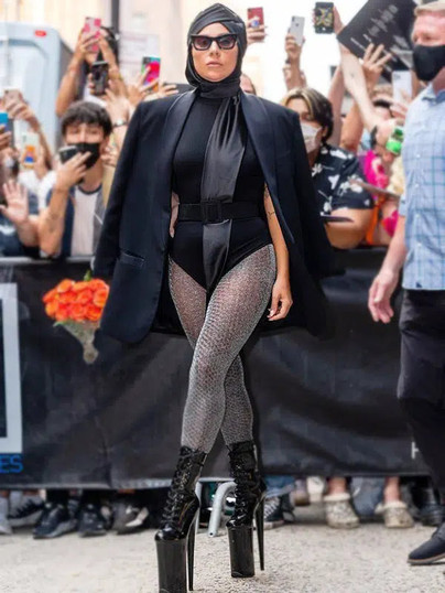 Lady Gaga Black Blazer