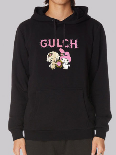 Gulch Sanrio Black Hoodie Gulch Sanrio Black Hoodie