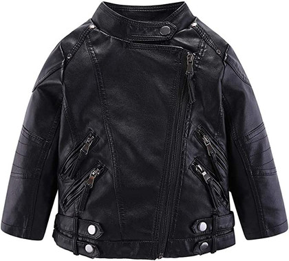 Kid Girl Motorcycle Leather Jacket Kid Girl Motorcycle Leather Jacket