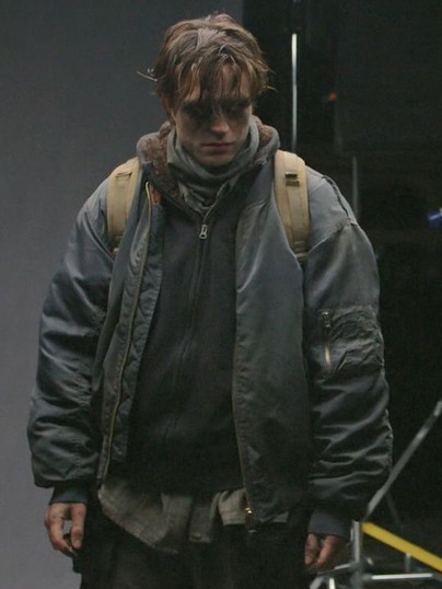 The Batman 2022 Drifter Grey Jacket