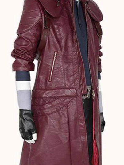 Devil May Cry 5 Dante Red Leather Coat