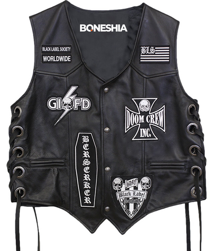 Black Label Society Leather Vest Black Label Society Leather Vest