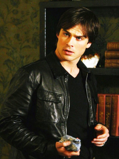 Damon Salvatore The Vampire Diaries Leather Jacket Damon Salvatore The Vampire Diaries Leather Jacket