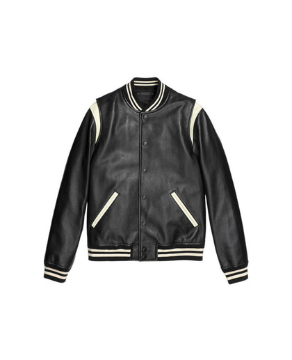 Bel-Air Carlton Banks Bomber Leather Jacket Bel-Air Carlton Banks Bomber Leather Jacket
