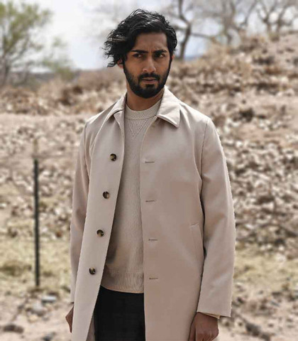 Big Sky Vinny Chhibber White Full Length Trench Coat Big Sky Vinny Chhibber White Full Length Trench Coat