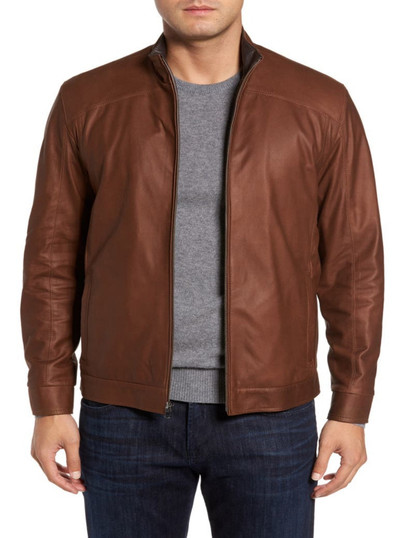 Men's Brown Biker Racer Leather Jacket Men's Brown Biker Racer Leather Jacket