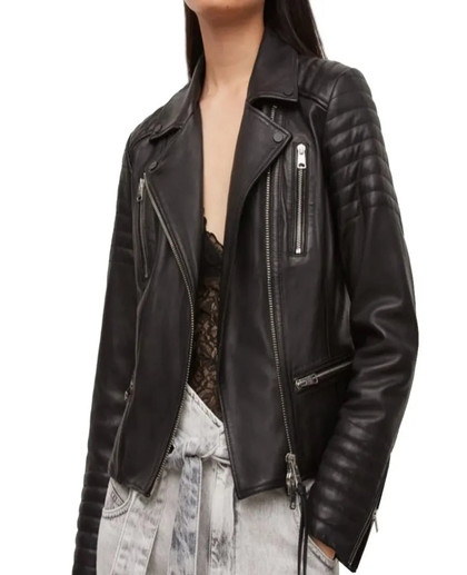 Womens Black Brando Moto Leather Jacket Womens Black Brando Moto Leather Jacket