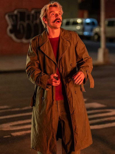 Max Milner City on Fire 2023 Brown Trench Coat Max Milner City on Fire 2023 Brown Trench Coat