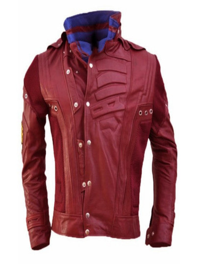 Guardians Of The Galaxy Chris Pratt Maroon Jacket