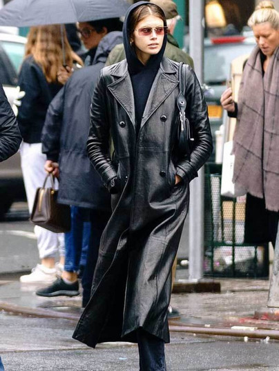 The Matrix Kaia Jordan Gerber Trench Coat