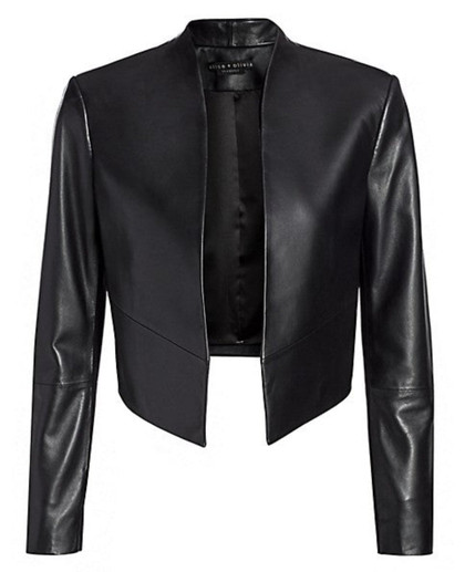 Emily In Paris Black Stylish Leather Jacket