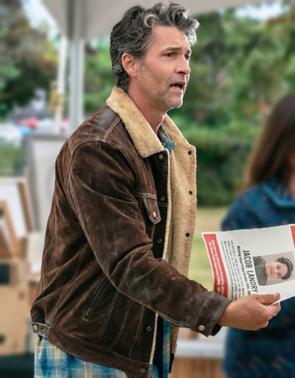 Colton Landry The Way Home 2023 Brown Leather Jacket Colton Landry The Way Home 2023 Brown Leather Jacket