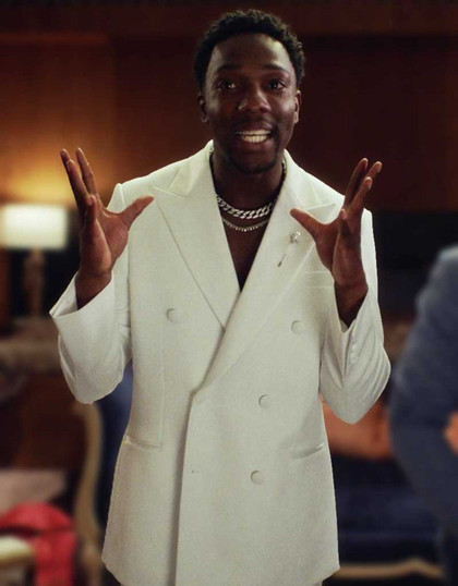 House Party 2023 Tosin Cole White Blazer House Party 2023 Tosin Cole White Blazer