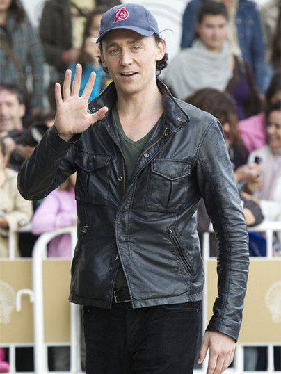 Tom Hiddleston Black Leather Jacket Tom Hiddleston Black Leather Jacket