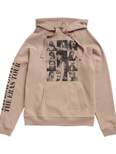 The Eras Tour Taylor Swift Taupe Pullover Hoodie