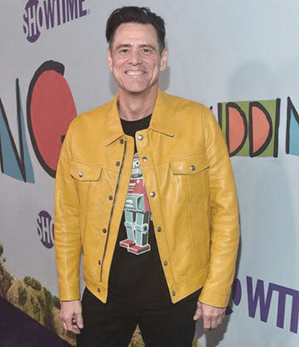Jim Carrey Yellow Leather Jacket