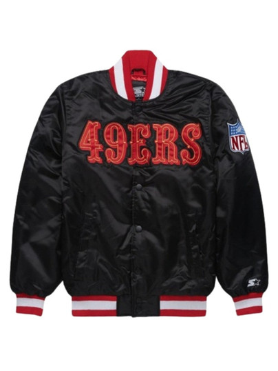Starter 49ers Blackout Jacket Starter 49ers Blackout Jacket