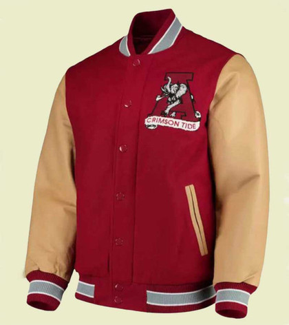 Alabama Crimson Tide Red Varsity Jacket