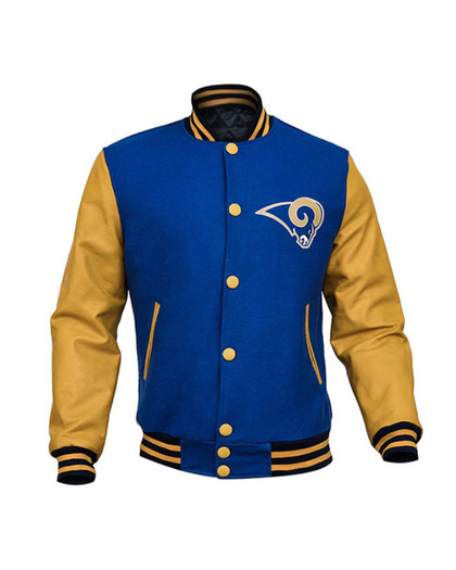 NFL Los Angeles Rams Varsity Wool Jacket NFL Los Angeles Rams Varsity Wool Jacket