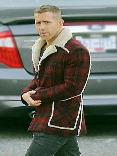 Ryan Reynolds Deadpool Red Jacket
