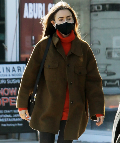 Emily In Paris Emily Cooper Brown Jacket Emily In Paris Emily Cooper Brown Jacket