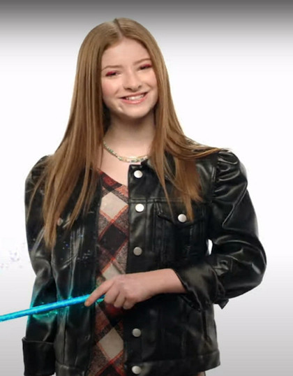 The Naughty Nine Madilyn Kellam Black Leather Jacket