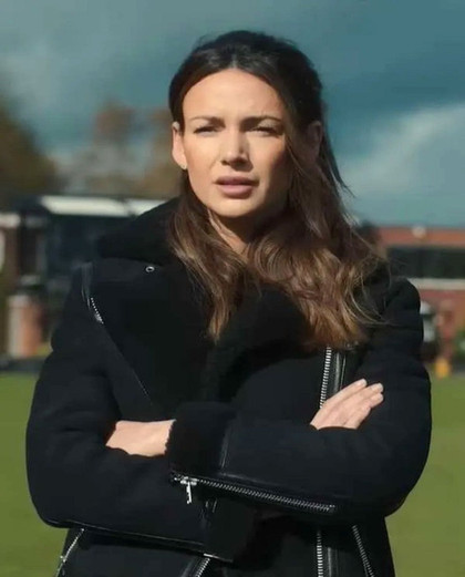 Maya Stern Fool Me Once Michelle Keegan Leather Jacket Maya Stern Fool Me Once Michelle Keegan Leather Jacket