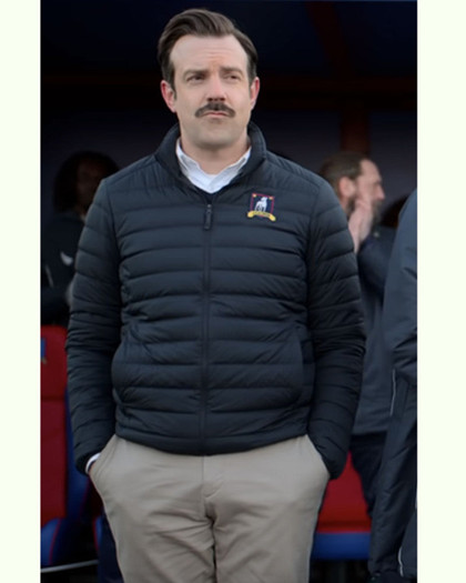 Ted Lasso Jason Sudeikis Puffer Jacket Ted Lasso Jason Sudeikis Puffer Jacket