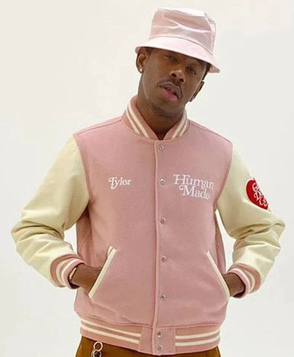 Tyler The Creator Pink Varsity Jacket Tyler The Creator Pink Varsity Jacket