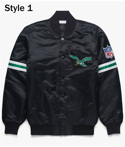 NFL Philadelphia Eagles Black Jacket