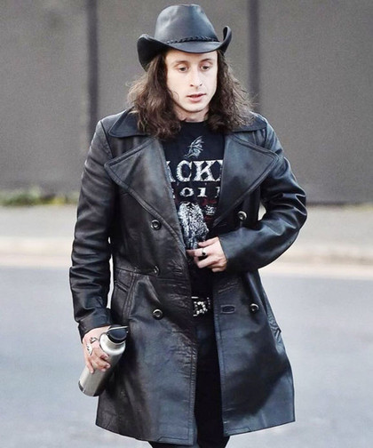 Rory Culkin 5lbs of Pressure Mike Black Coat