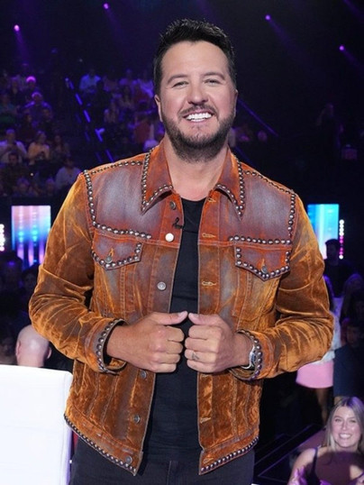 Luke Bryan American Idol Brown Jacket Luke Bryan American Idol Brown Jacket