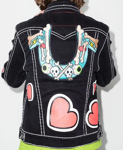 True Religion Chief Keef Black Denim Jacket: True Religion Chief Keef Black Denim Jacket: