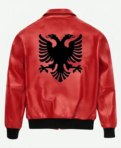 Drake Albanian Flag Red Jacket