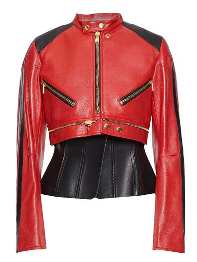 Women's Red Biker Leather Jacket Women's Red Biker Leather Jacket