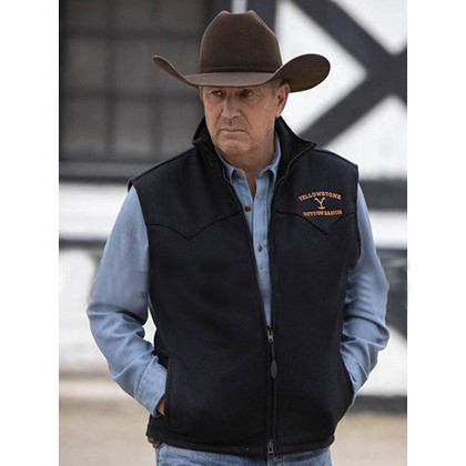Yellowstone John Dutton John Dutton Vest Wool Blend Yellowstone John Dutton John Dutton Vest Wool Blend
