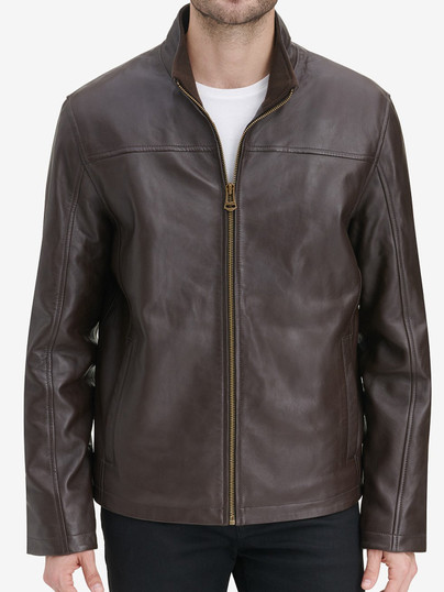 Brown Biker Mens Leather Jacket Brown Biker Mens Leather Jacket