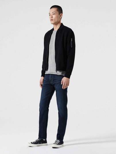 Men Black Varsity Vessel Jacket