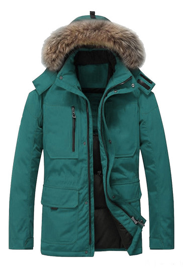 Men Fur Duck Down Winter Jacket Men Fur Duck Down Winter Jacket