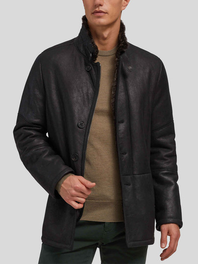 Mens Biker Racer Leather Jacket